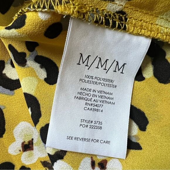 Cabi sleeveless floral leopard cami blouse - Picture 4 of 5